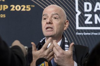 Gianni Infantino s'enthousiasme au sujet du Mondial des clubs KEYSTONE/AP/Chris Szagola
